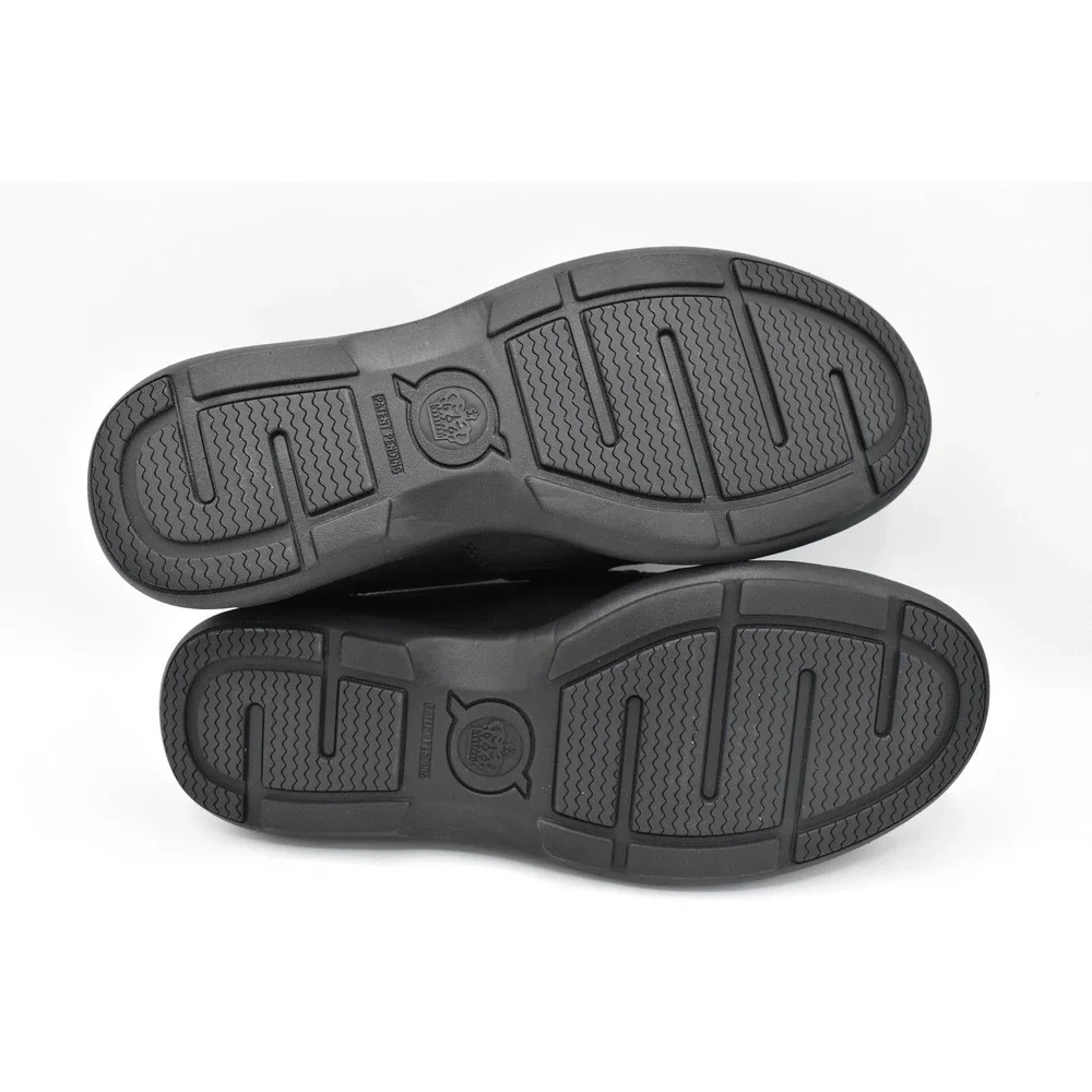 Born Mariner Loafers Mens 10 Black Full Grain Leather Slip On Moc Toe Shoes NEW